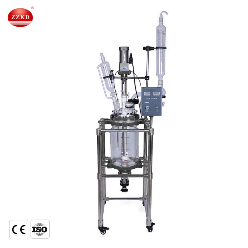 10L Glass Jacketed Reactor